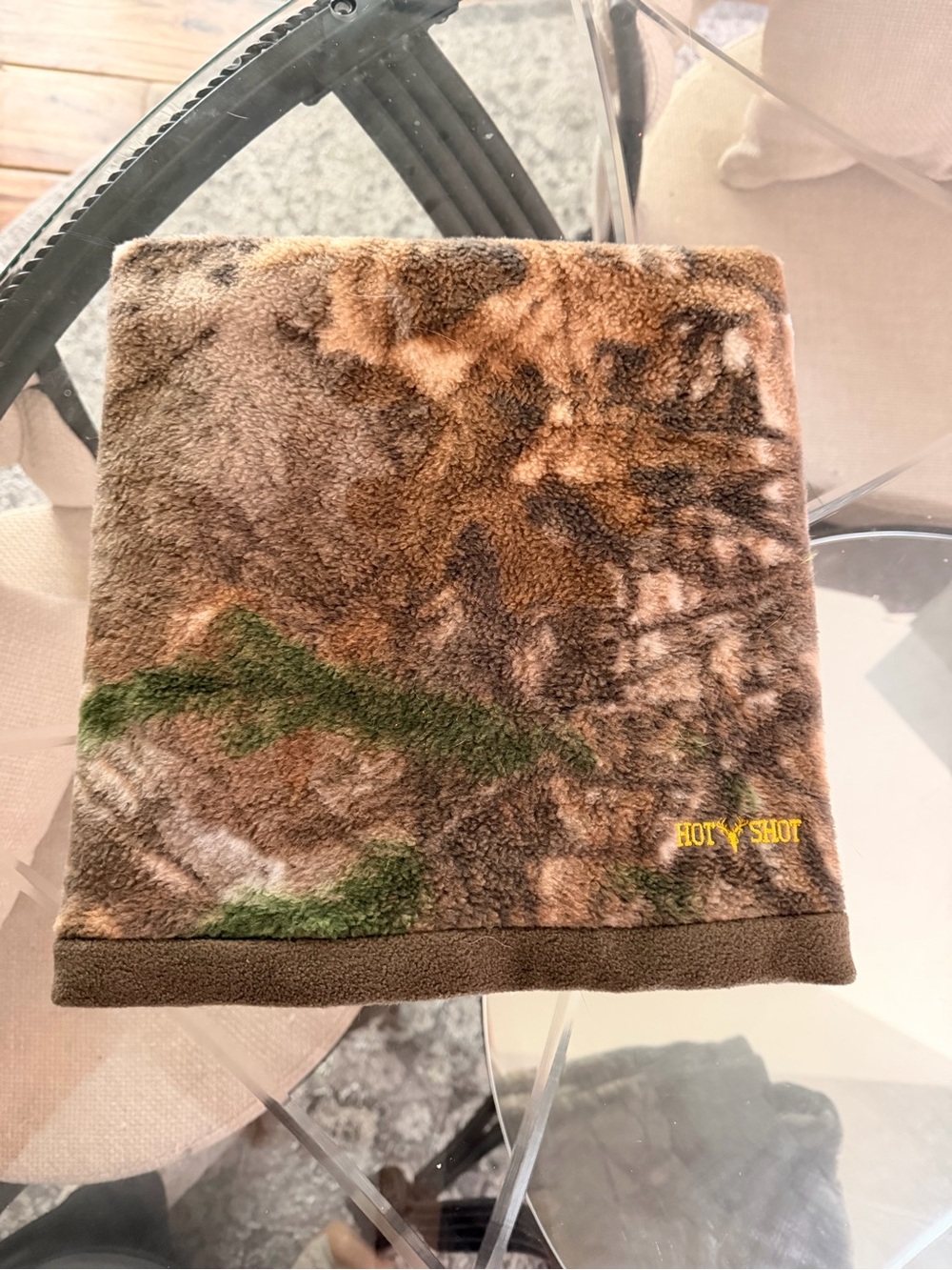 Camo Neck Gaiter Fleece Lined